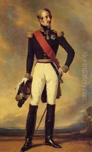 Louis Charles Philippe Raphael D'Orleans, Duc de Nemours by Franz Xavier Winterhalter