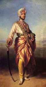 The Maharajah Duleep Singh by Franz Xavier Winterhalter