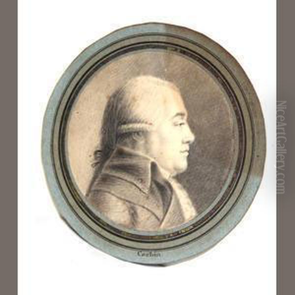 A Portrait Of A Gentleman In Profile - view 1