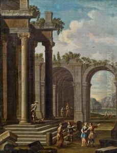 Ruinencapriccio Mit Eleganter Staffage