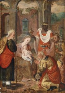 The Adoration Of The Magi by Marcellus Coffermans