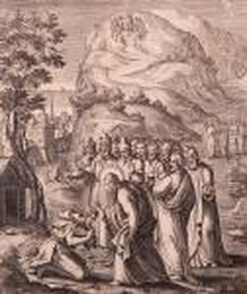 Christ With His Disciples - view 1