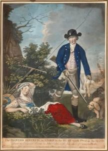 The Proverb Revers'd Or, A Bird In The Bush Woth Two In The Hand by John Collet