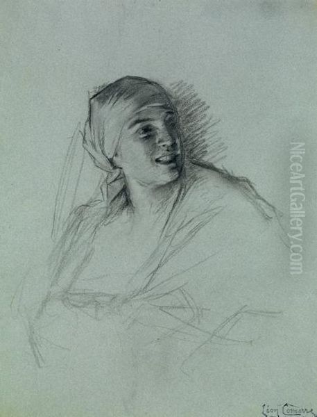 Etude De Femme Au Foulard - view 1