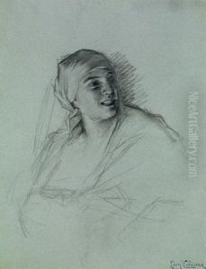 Etude De Femme Au Foulard