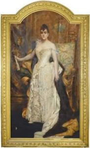 Madame Moreau De La Tour by Leon Francois Comerre