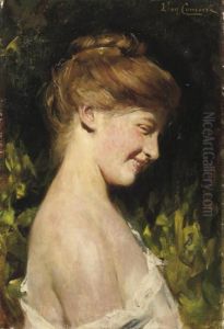 A Flirtatious Smile by Leon Francois Comerre