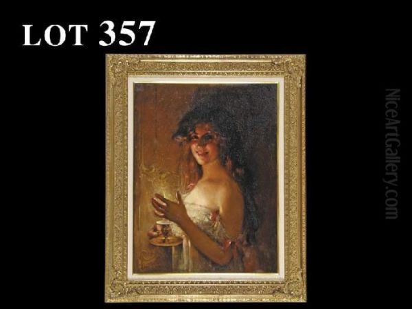 A Woman With A Candle Light - view 1