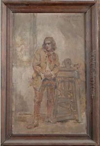 artisan Devant Son Etabli by Leon Francois Comerre