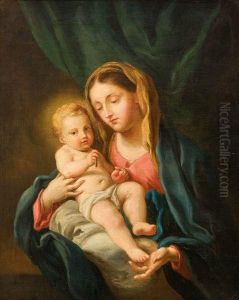 Madonna With Child by Sebastiano Conca