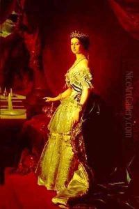 Empress Eugenie 1852 by Franz Xavier Winterhalter