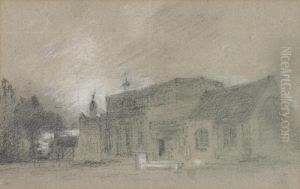 East Bergholt Church From The East by John Constable