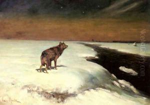 The Wolf by Alfred Wierusz-Kowalski