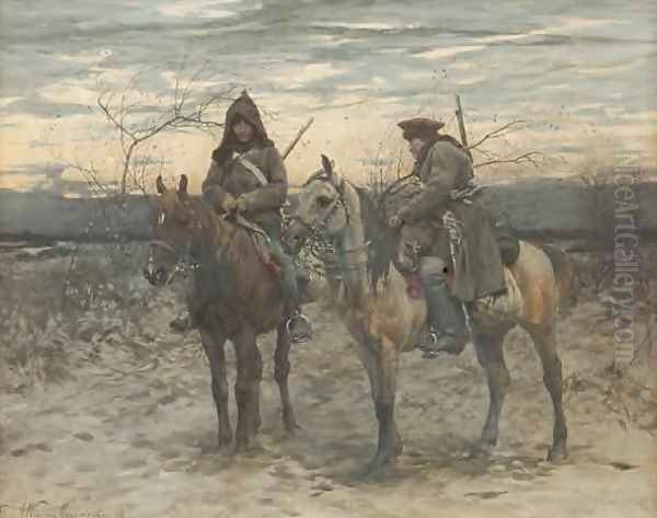 Patrol on Horses - view 1