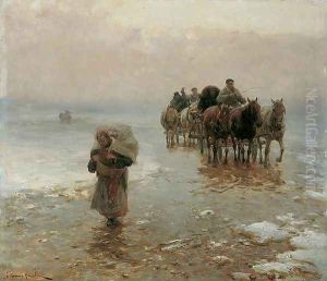 Thaw by Alfred Wierusz-Kowalski