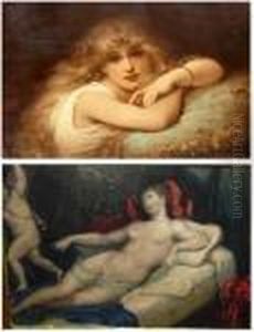 "a Young Woman Of Leisure" by Pierre Oliver Joseph Coomans