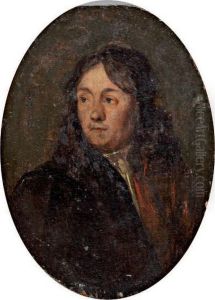 Portrait D'homme En Medaillon