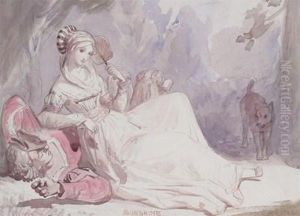 Sunshine And Moon by Edward Henry Corbould