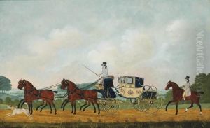 A Coach And Four, Another Horseman Following Behind