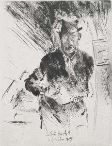 Selbstbildnis by Lovis (Franz Heinrich Louis) Corinth