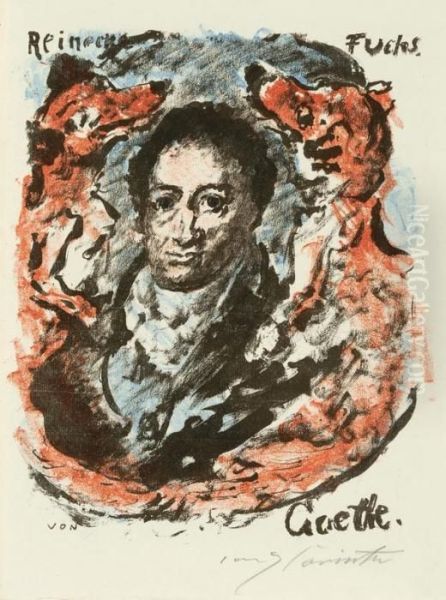Reinecke Fuchs Von Goethe, Illustriert Von Lovis Corinth - view 1