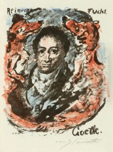 Reinecke Fuchs Von Goethe, Illustriert Von Lovis Corinth by Lovis (Franz Heinrich Louis) Corinth