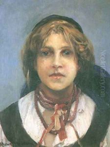 Girl in a Folk Costume