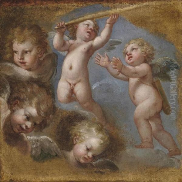 Studies Of Putti - view 1