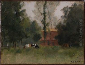 Italie, Vaches Au Paturage
