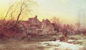 Winter Scene by Philips Wouwerman