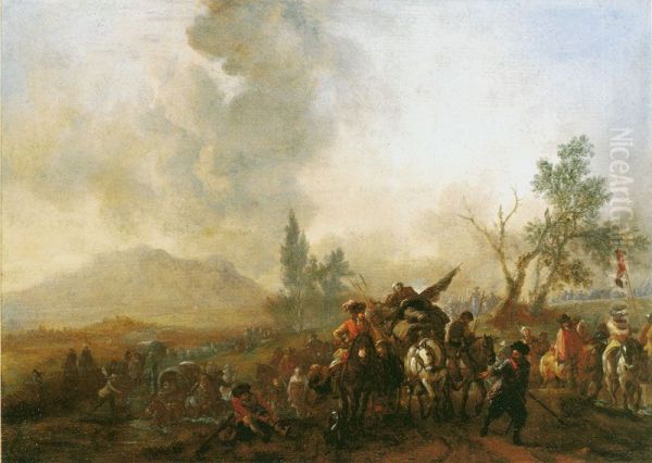 An Army on the March - view 1