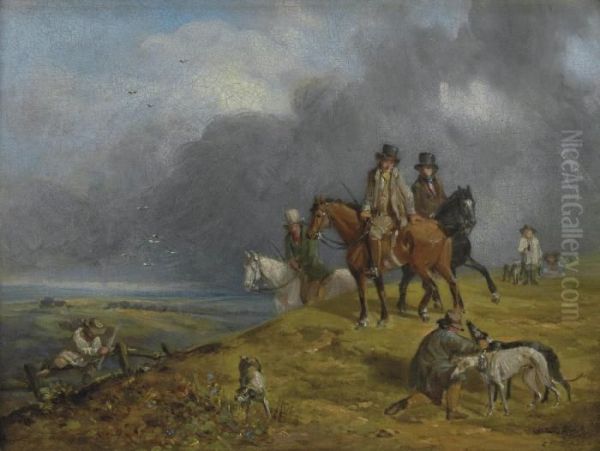 A Coursing Party - view 1