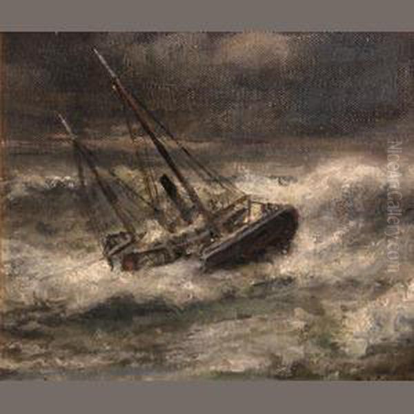 The Aberdeen In Rough Seas - view 1