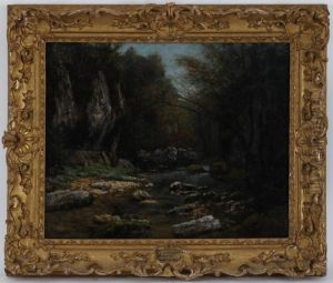 Le Ruisseau De La Breme, Pres D'ornans Au Puits-noir