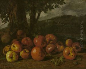Still Life With Apples by Gustave Courbet
