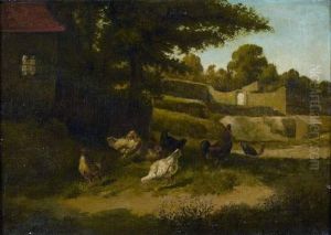 La Basse-cour by Philibert Leon Couturier