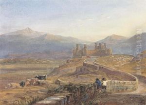 Harlech Castle From The Barmouth Road