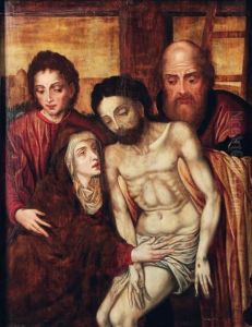 Pieta Panneau (restaurations) by Michiel Coxie