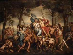 Bacchus Et Ariane Sur L'ile De Naxos by Antoine Coypel