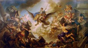 The Destruction Of The Palace Of Armida by Charles-Antoine Coypel