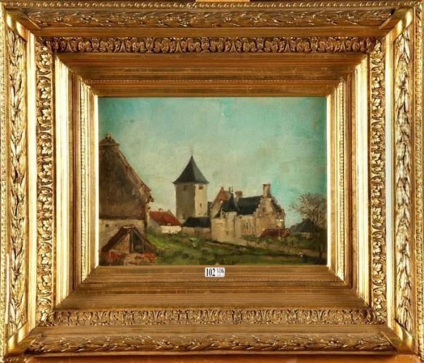 Vue De L""eglise Saint-lambert Et Du Hof Van Brussel A Woluwe - view 1