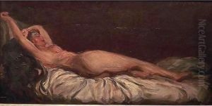 Nudo Di Donna Distesa by Luigi Crisconio