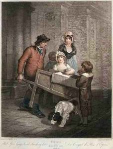 Hot Spice Gingerbread Smoking Hot, plate 12 of The Cries of London, engraved by Giovanni Vendramini (1769-1839), pub. by Colnaghi & Co., 1796 by Francis Wheatley