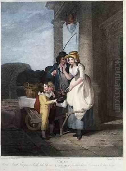 Round and Sound, Five Pence a Pound, Duke Cherries, plate 8 of The Cries of London, engraved by Anthony Cardon (1772-1813), pub. by Colnaghi & Co., 1795 - view 1