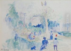 Le Jardin Du Ranelagh by Henri Edmond Cross