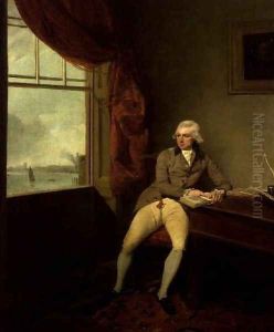 Mr. Ironmonger, solicitor, in his office by Francis Wheatley