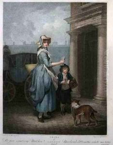 Do You Want any Matches, plate 4 of The Cries of London, engraved by Anthony Cardon (1772-1813), pub. by Colnaghi & Co., 1794