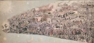 Passing Events- Or The Tail Of The Comet by George Cruickshank