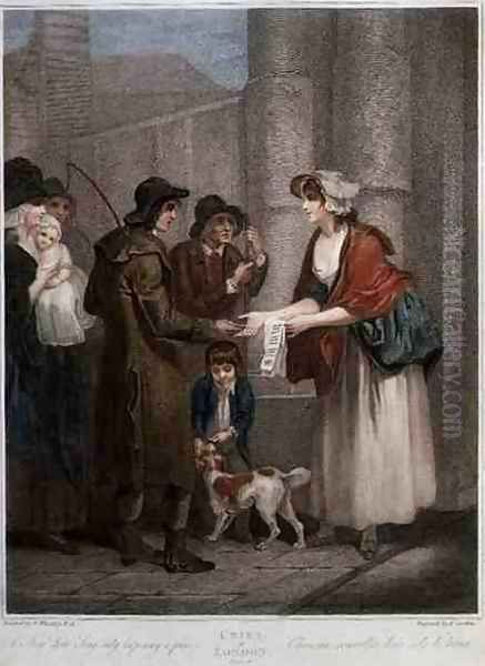 A New Love Song, Only Hapenny a Piece, plate 11 of The Cries of London, engraved by Anthony Cardon (1772-1813), pub. by Colnaghi & Co., 1796 - view 1
