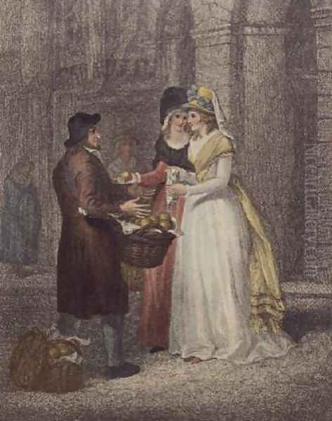 Sweet China Oranges, Sweet China, Plate 3 from the Cries of London by Francis Wheatley